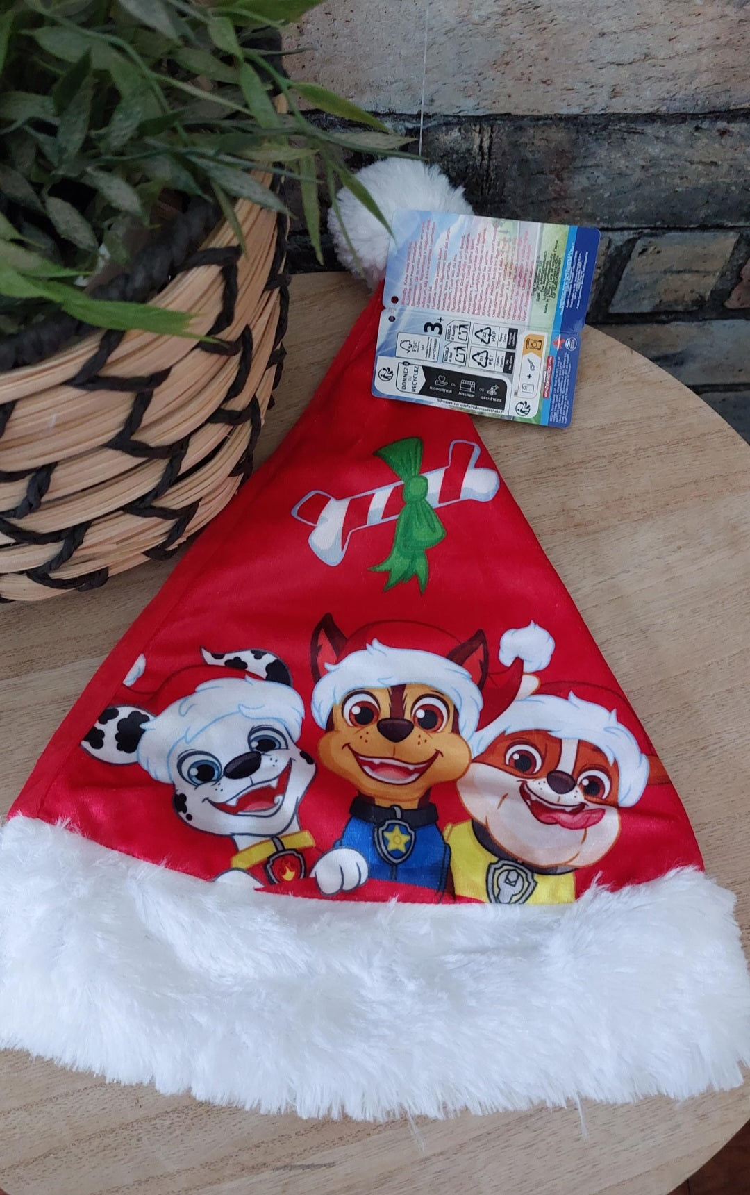 Bonnet de Noël Personnalisé avec Prénom – Enfant – Modèles Héros/Dessin Animé