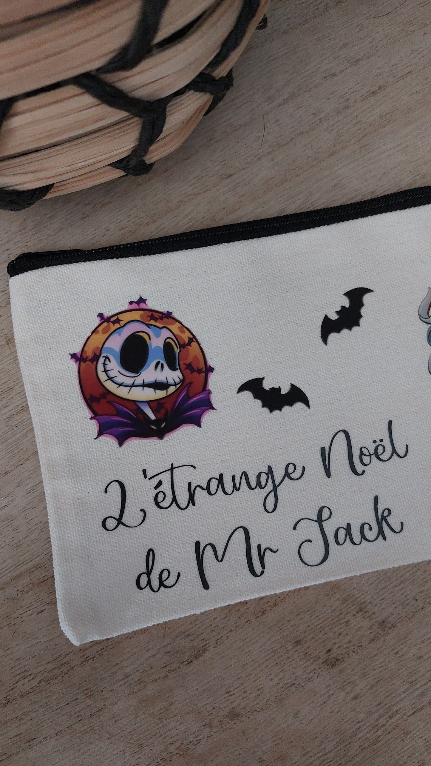 Trousse Gothic Christmas – Style Dark Fantasy – Pochette Zip