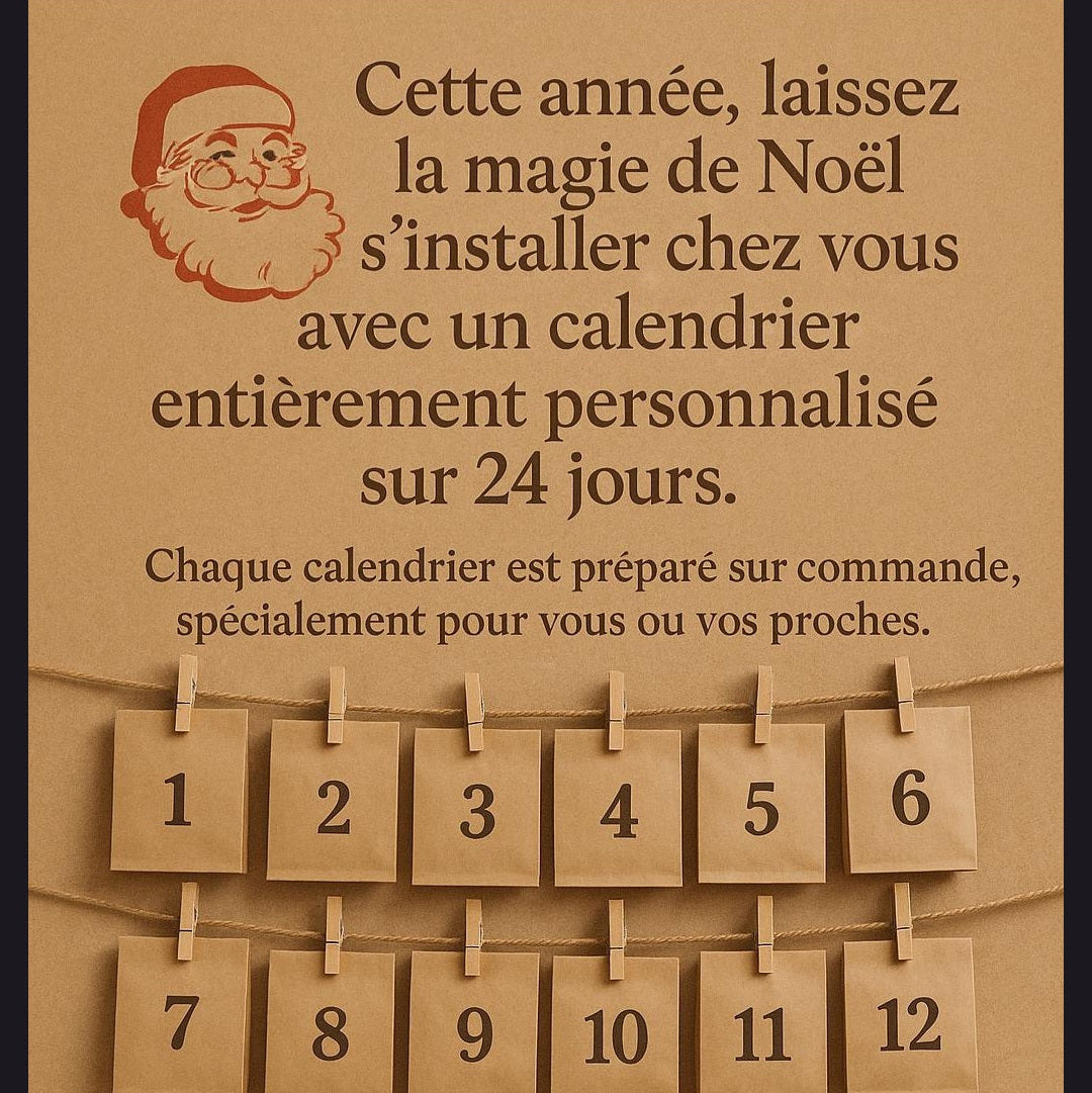 Calendrier de l'avent  - Standard  - 24 sachets