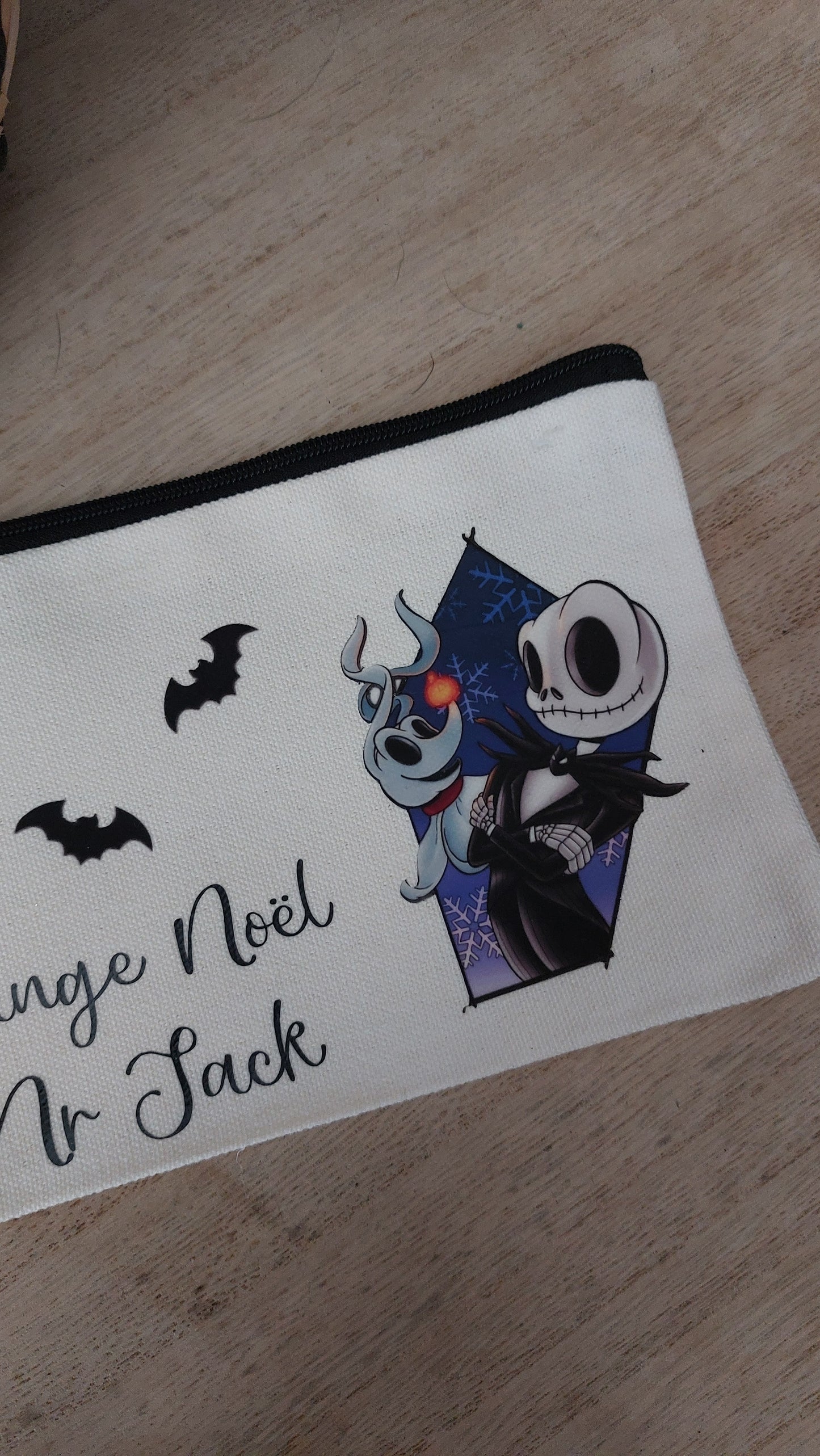 Trousse Gothic Christmas – Style Dark Fantasy – Pochette Zip