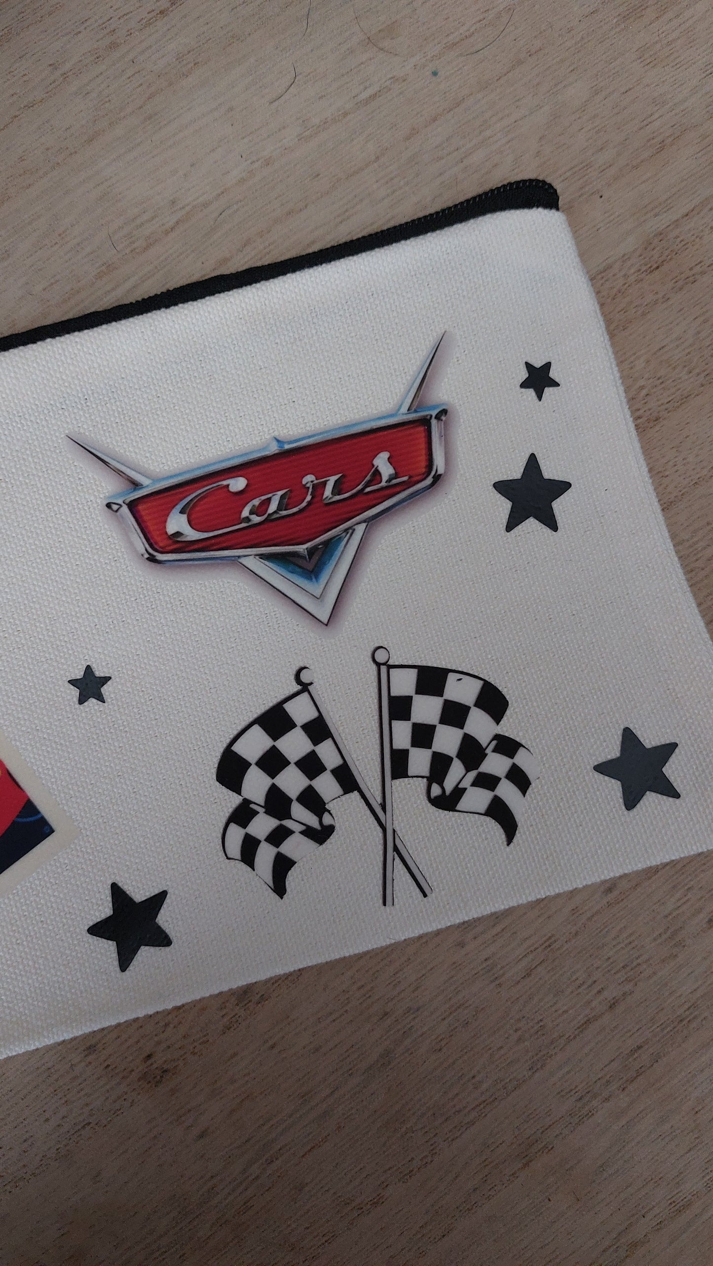 Trousse Course Auto – Style Racing – Pochette Enfant / École