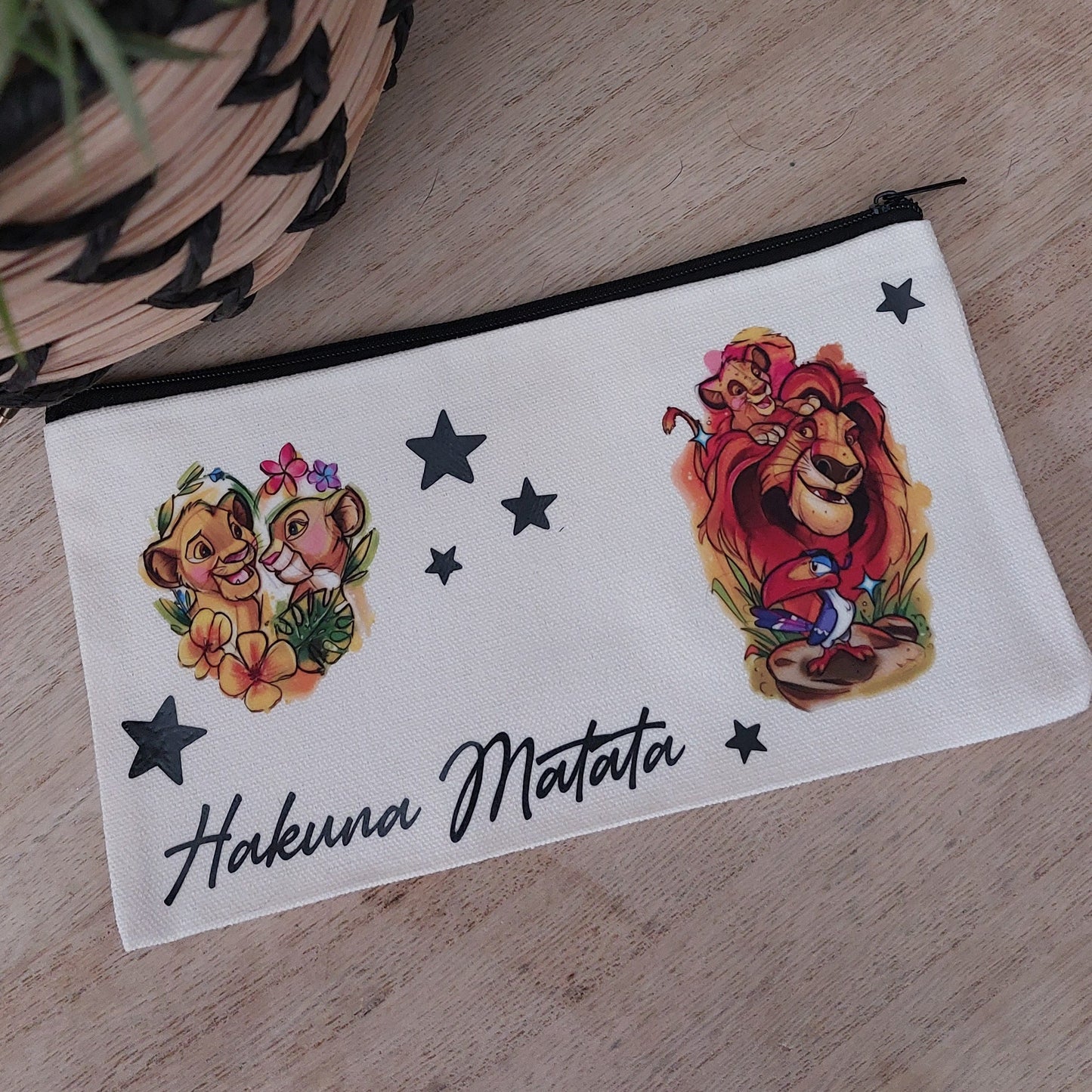 Trousse Jungle Family – Style Savane – Pochette Enfant