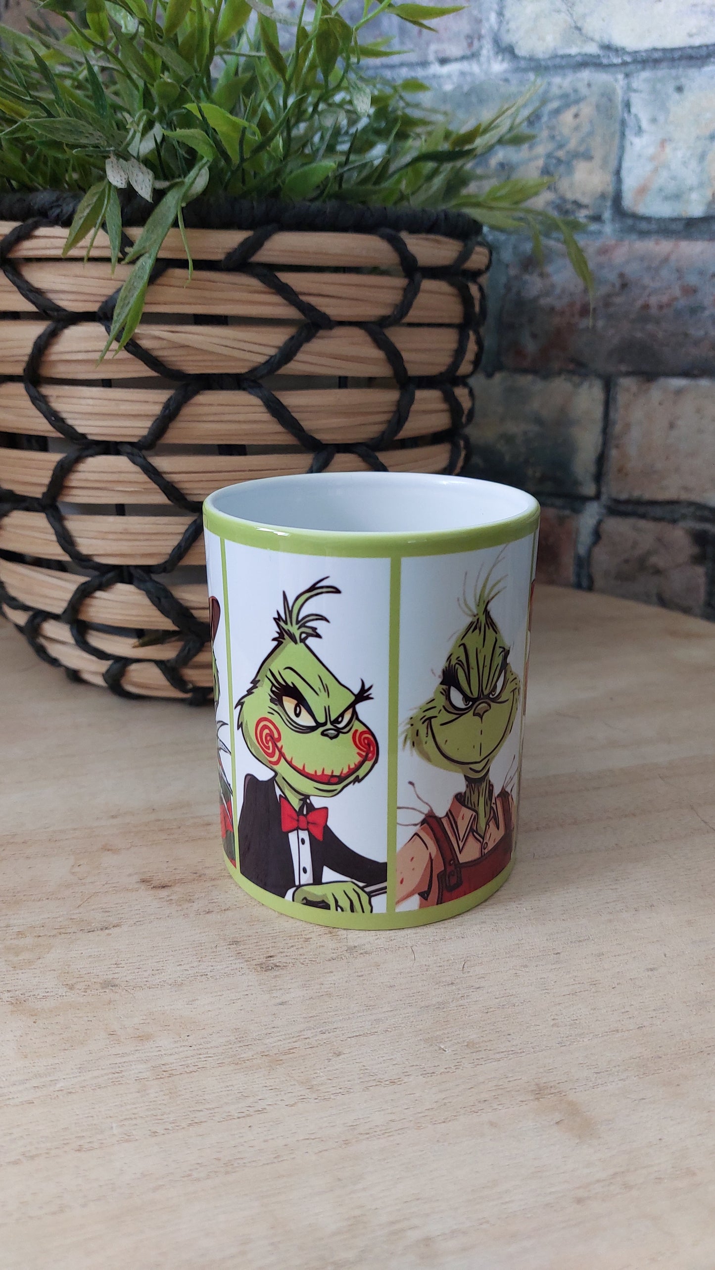 Mug Original – Personnage Vert Version Horreur – Cadeau Geek & Humour Noir