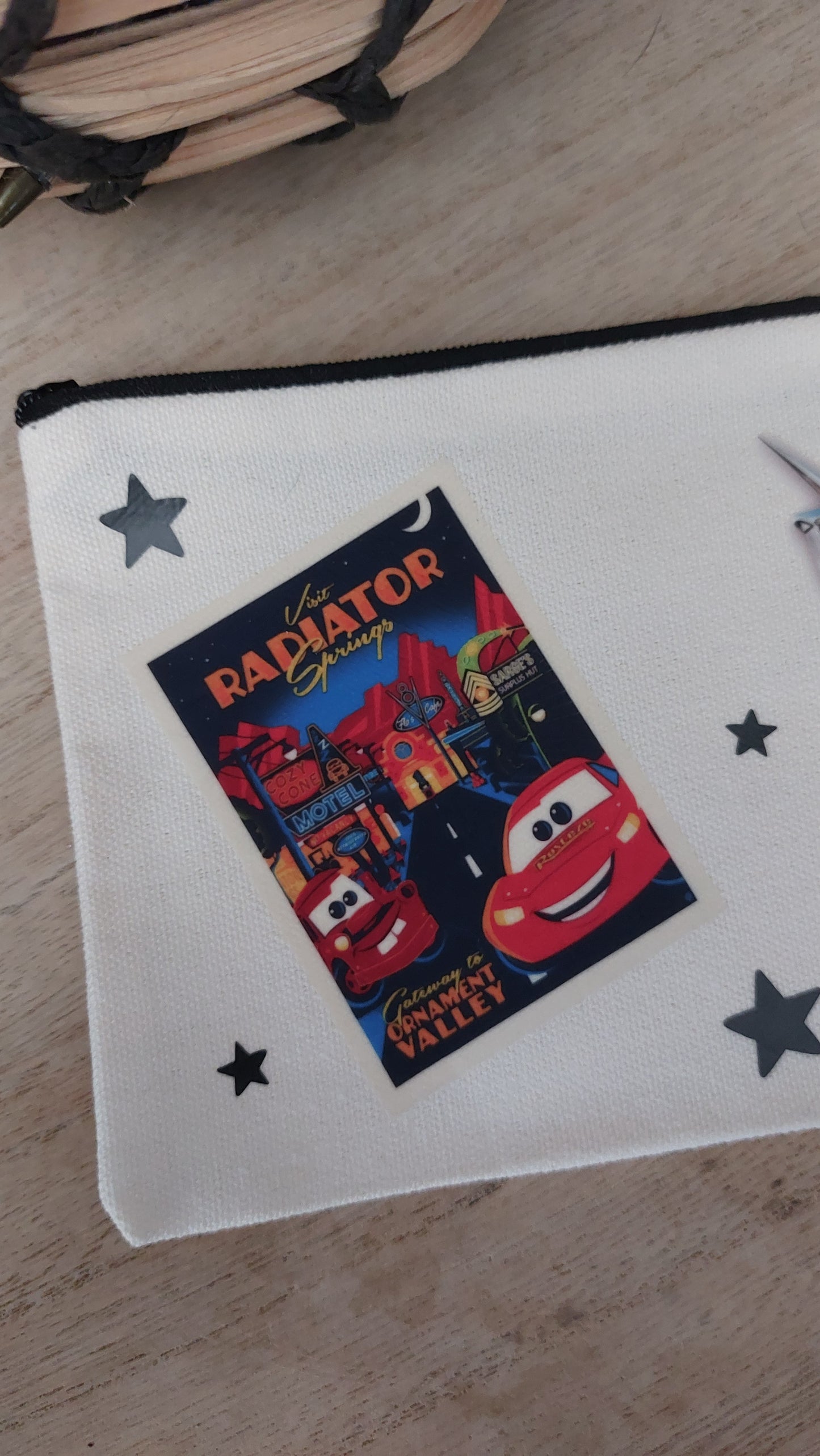Trousse Course Auto – Style Racing – Pochette Enfant / École
