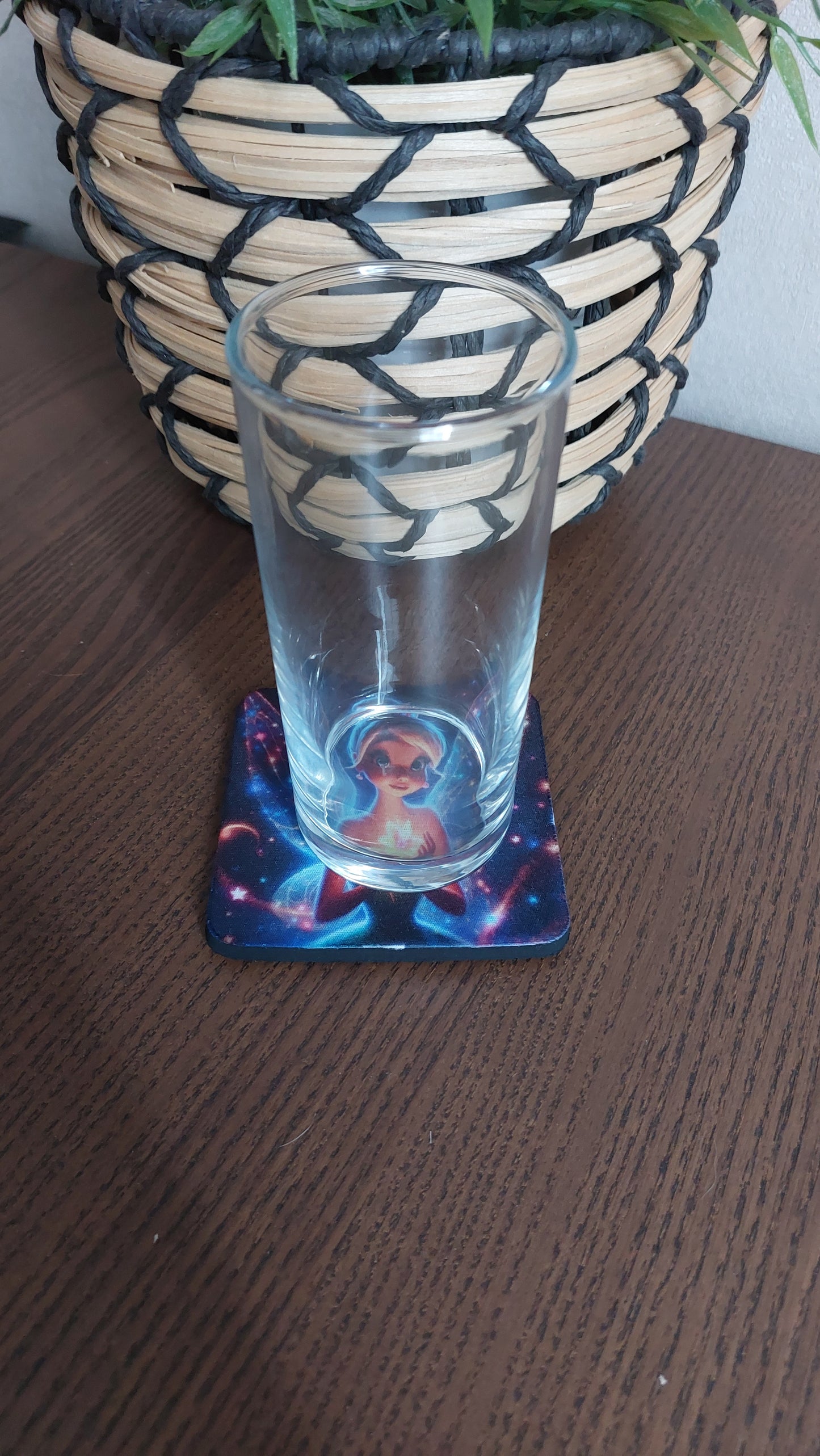 Dessous de verre féerique – Fée lumineuse – Univers magique