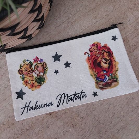 Trousse Jungle Family – Style Savane – Pochette Enfant