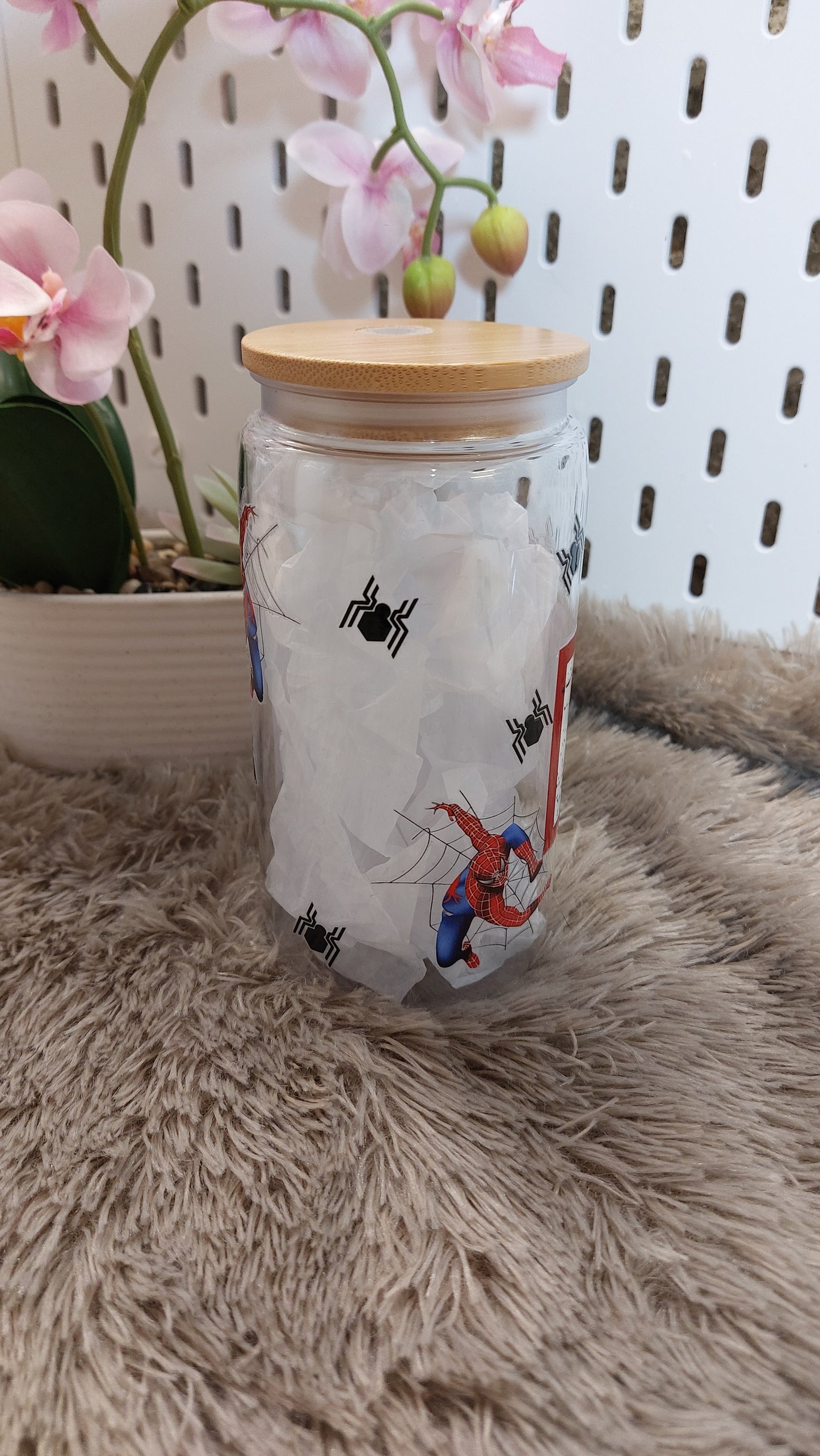 Gobelet super-héros araignée – édition urbaine & dynamique 🕷️🔥