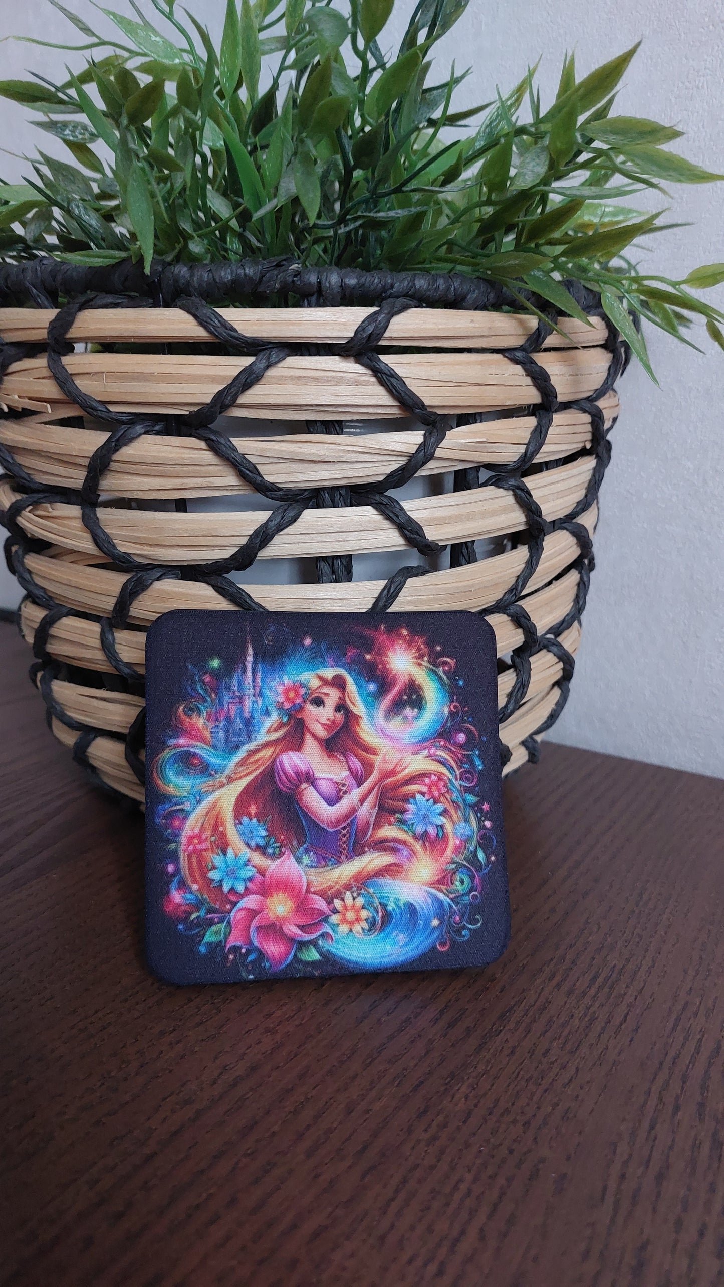 Dessous de verre princesse féérique – Chevelure lumineuse – Univers magique