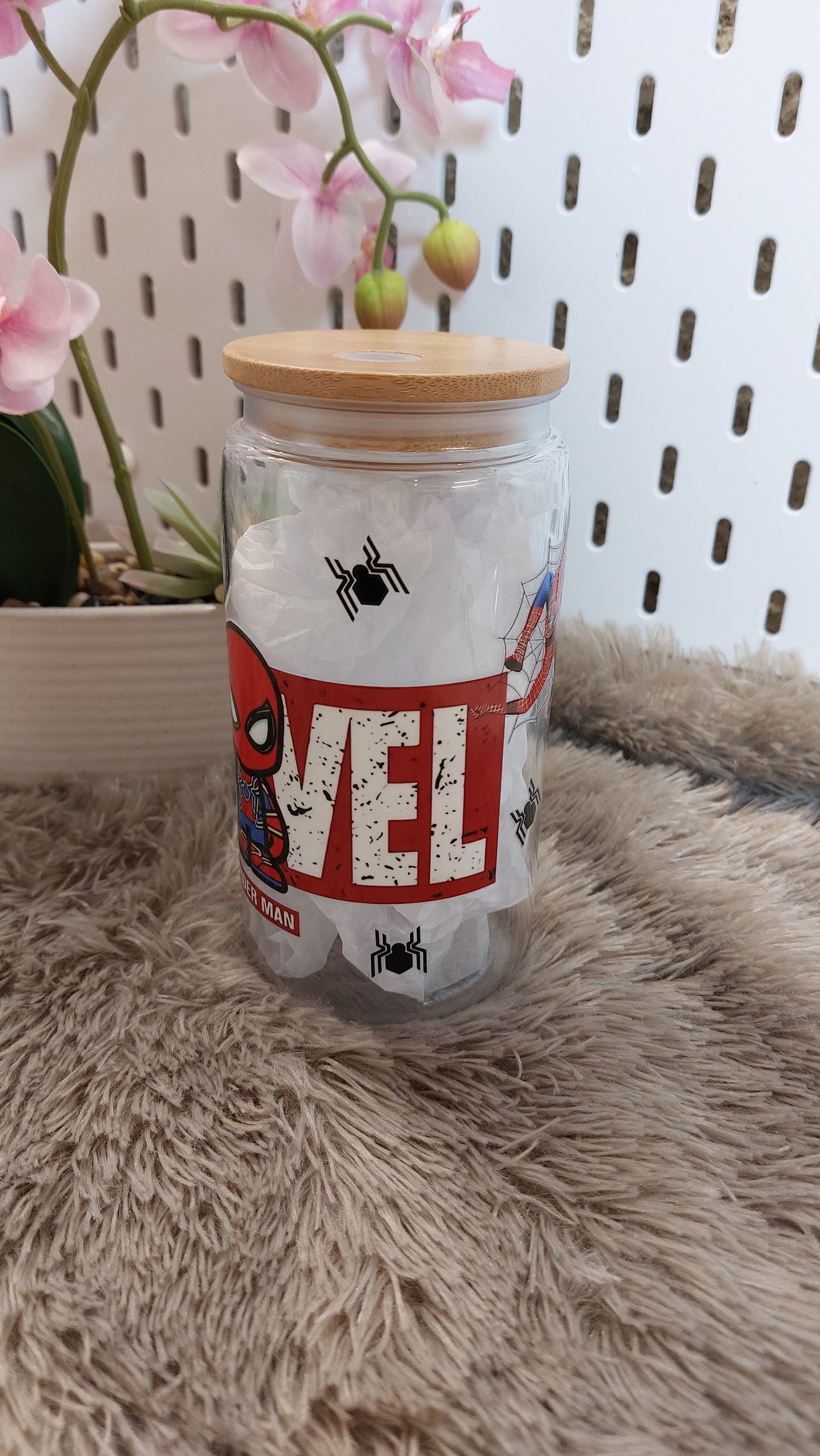 Gobelet super-héros araignée – édition urbaine & dynamique 🕷️🔥