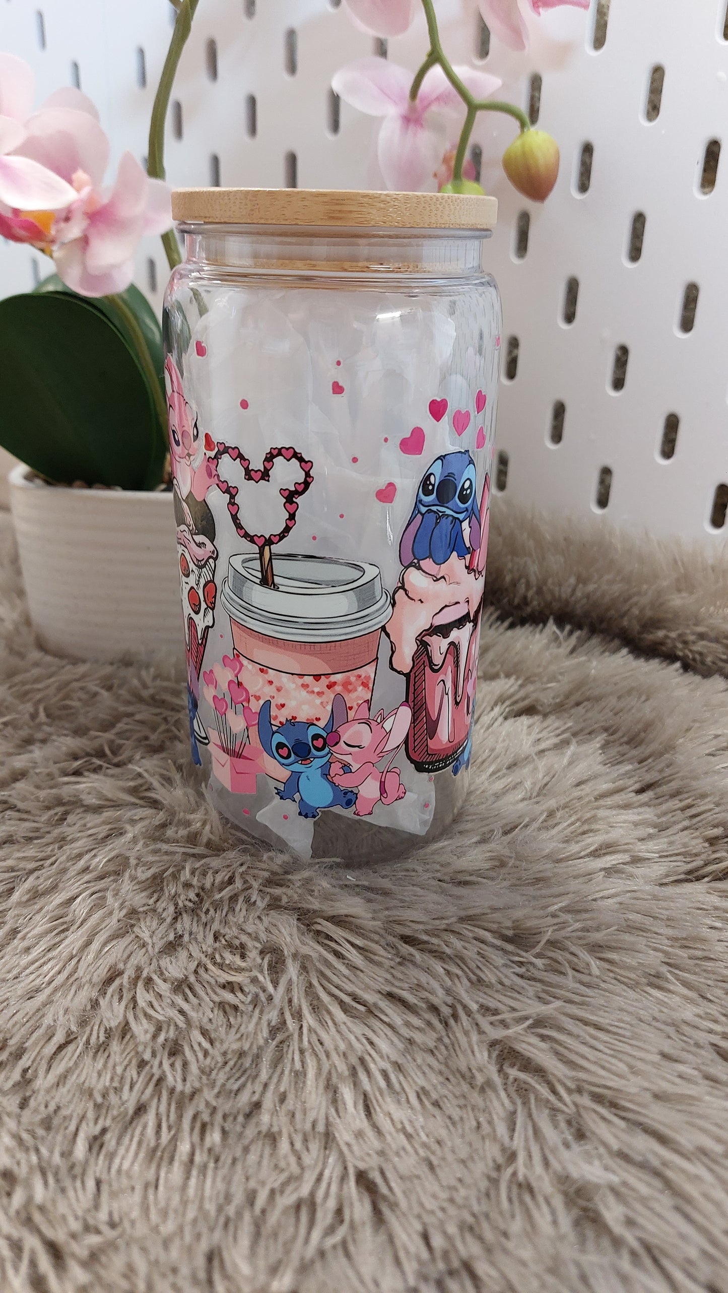 Gobelet duo kawaii & gourmand – édition rose love 💖🍦