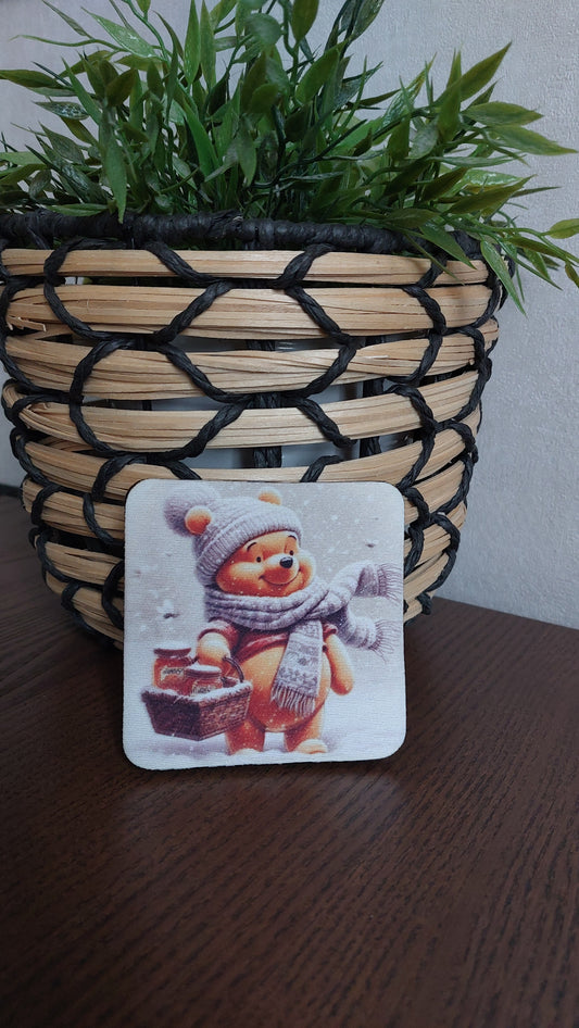 Dessous de verre hiver – Ourson cosy – Ambiance chaleureuse