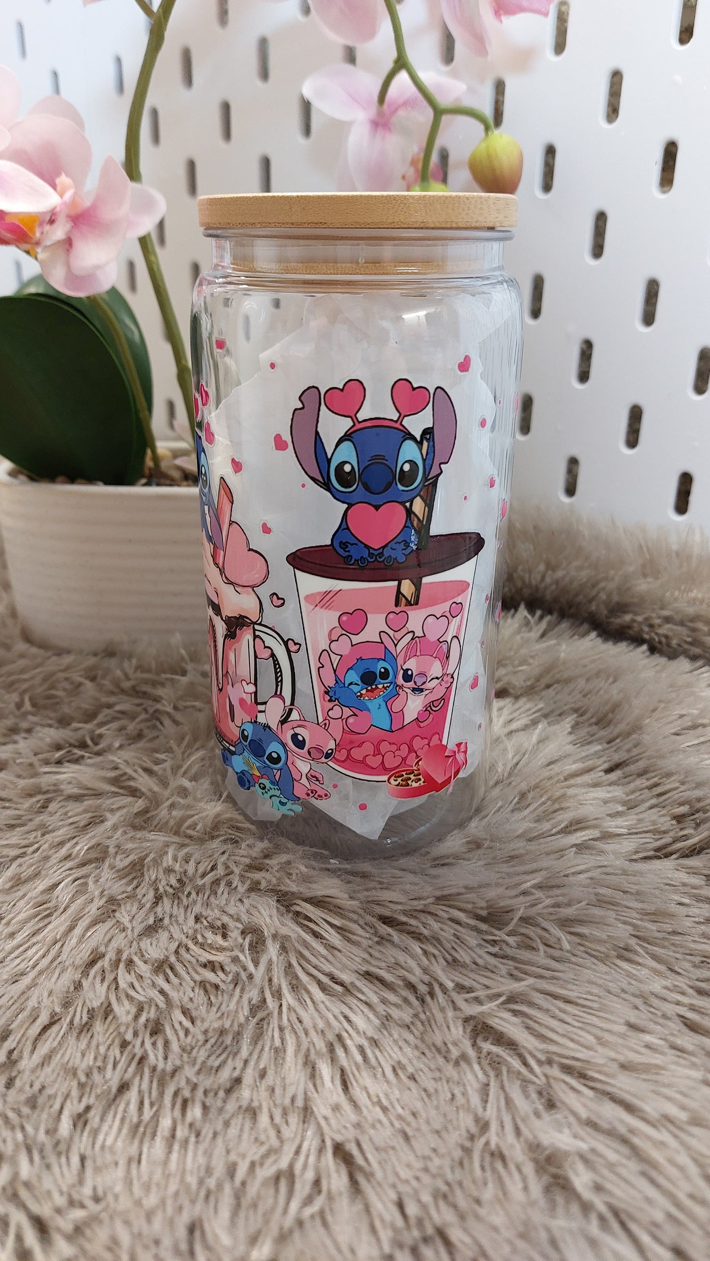 Gobelet duo kawaii & gourmand – édition rose love 💖🍦